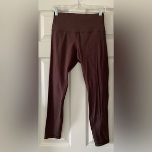 Lululemon align leggings 7/8 sz 8, brown